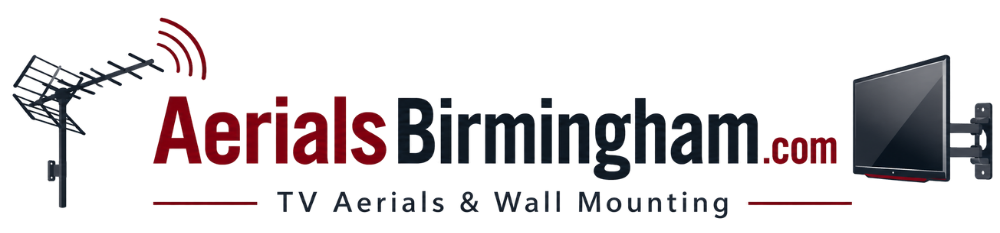 Aerials Birmingham TV aerials and wall mounting logo